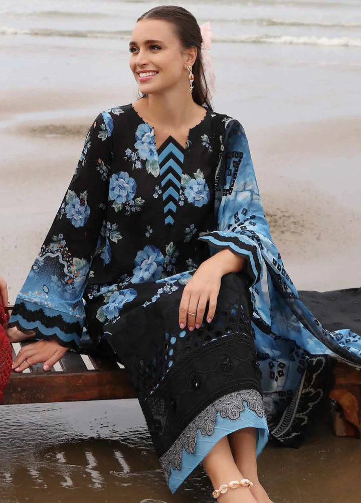 Gardenia by Nureh Embroidered Lawn Suit Unstitched 3 Piece NU25GL NSG-171 - Summer Collection
