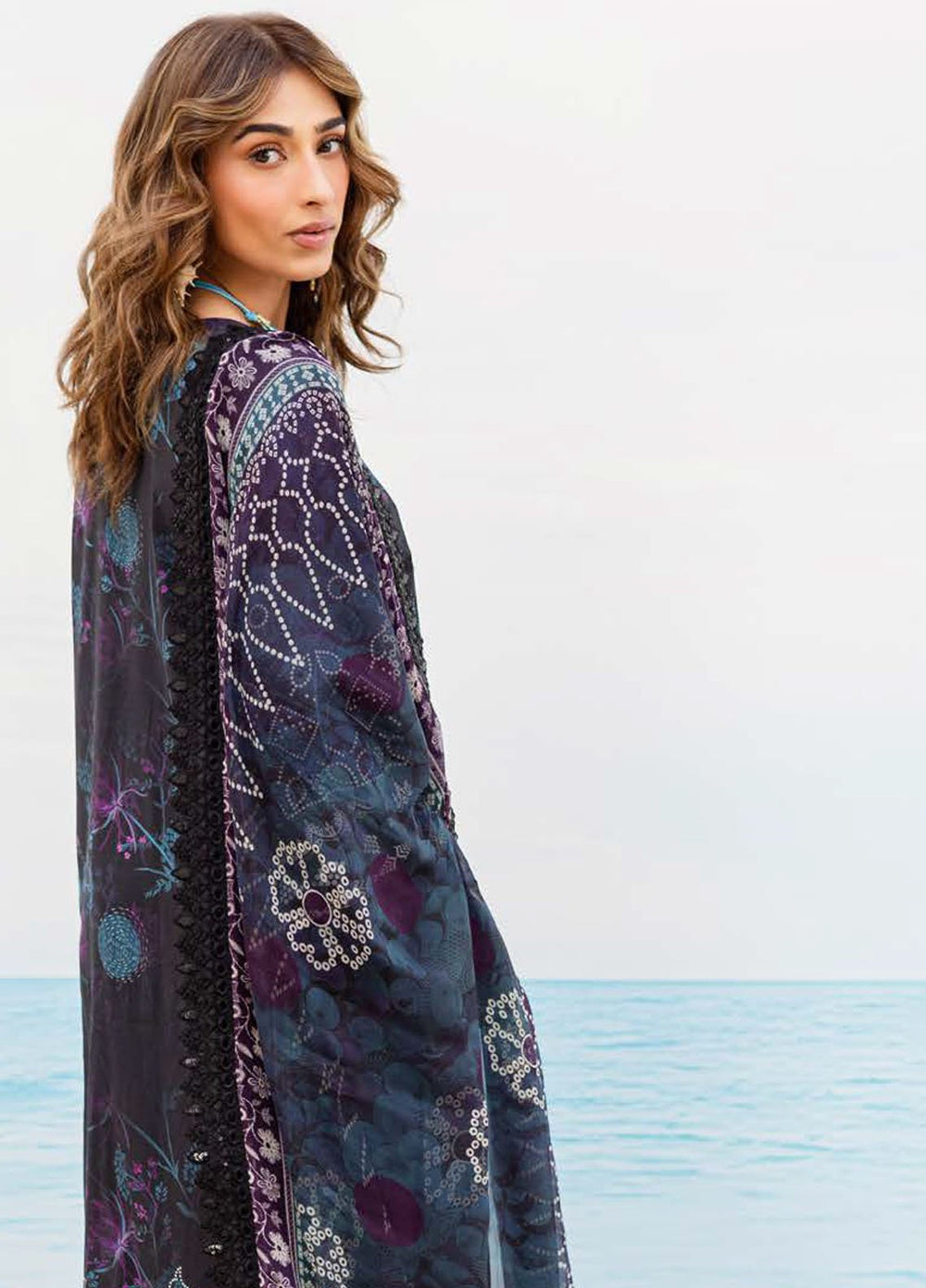 Gardenia by Nureh Embroidered N Printed Lawn Suits Unstitched 3 Piece NU25GEP NSG-193 - Summer Collection