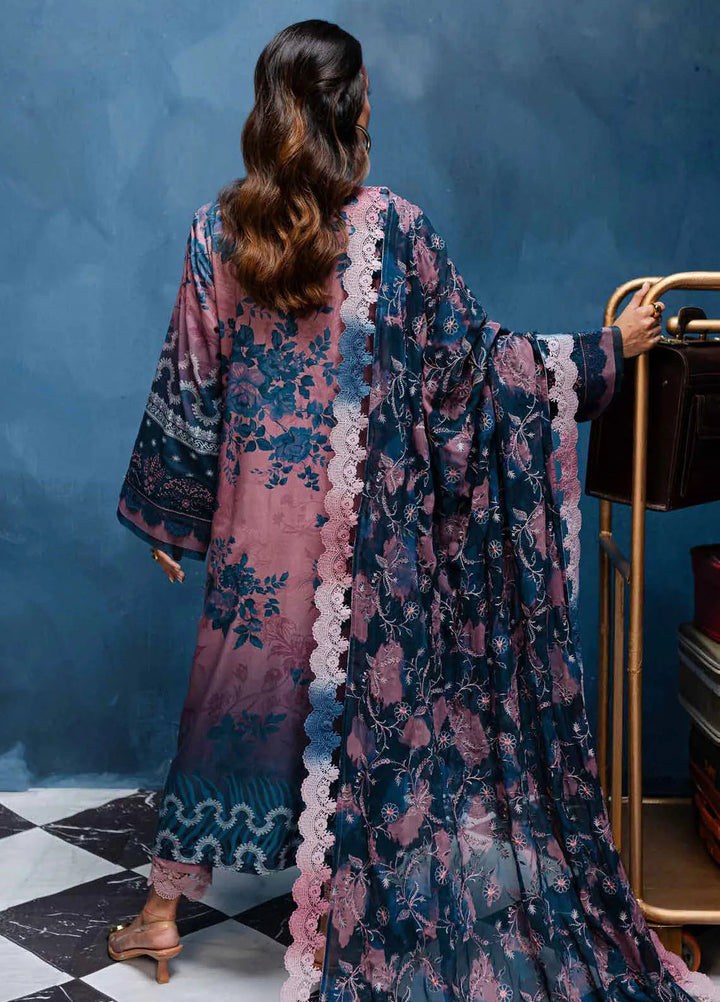 Gardenia By Nureh Embroidered Slub Suit Unstitched 3 Piece NU24GW NSG-167 - Winter Collection