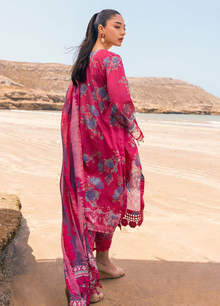 Gardenia By Nureh Embroidered Chikankari Lawn Suits Unstitched 3 Piece NU23GC NSG-105 - Summer Collection