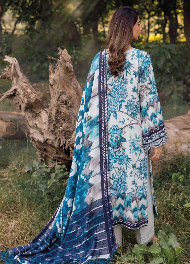 Gardenia By Nureh Embroidered Leather Peach Suits Unstitched 3 Piece NU23LP NSG-139 - Winter Collection