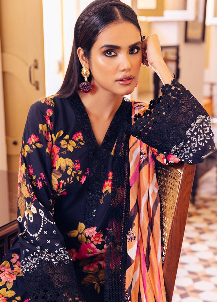 Gardenia By Nureh Embroidered Lawn Suits Unstitched 3 Piece NU23GE NSG-122 - Summer Collection