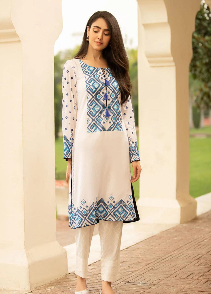 Garnet Clothing Pret Luxury Pret Screen Printed Lawn Shirt GRACE