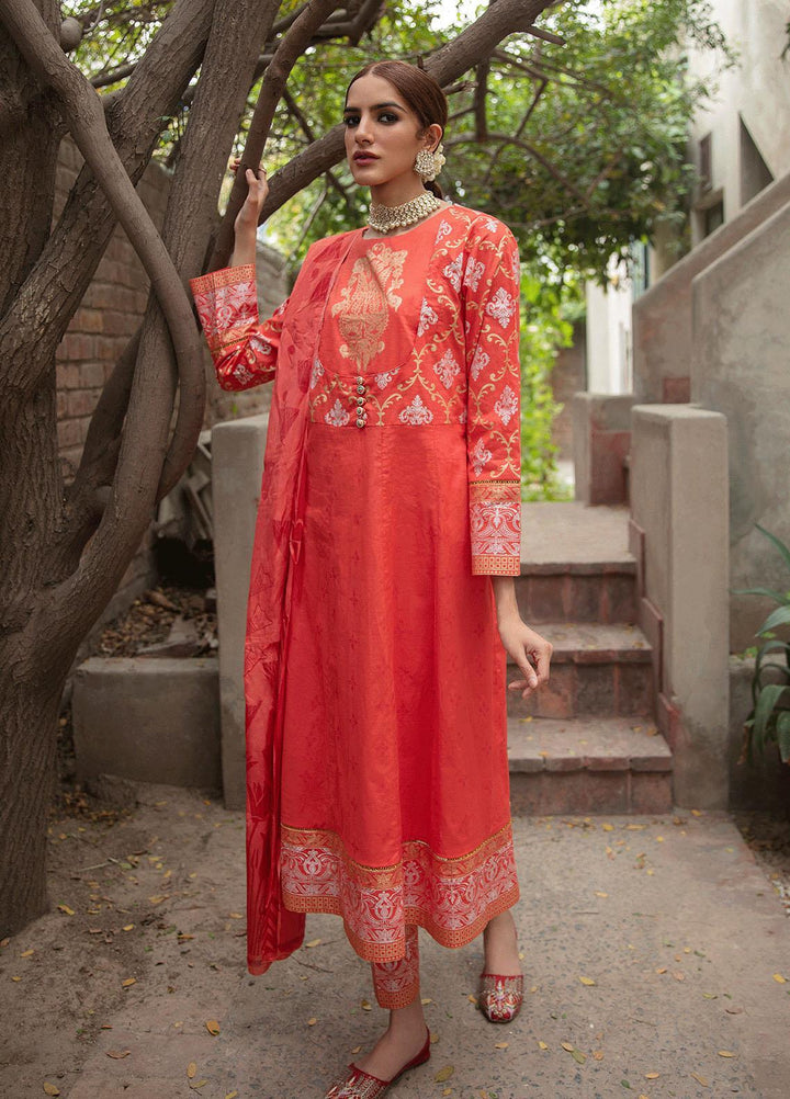 Garnet Clothing Pret Luxury Pret Screen Printed Lawn Shirt SEERAT