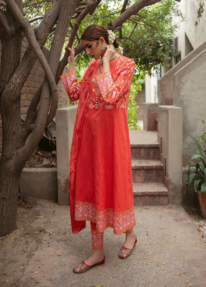 Garnet Clothing Pret Luxury Pret Screen Printed Lawn Shirt SEERAT