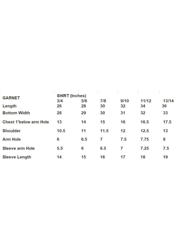 Garnet Clothing Pret Lawn Fancy Pret 2 Piece Suit for Girls -  Tara