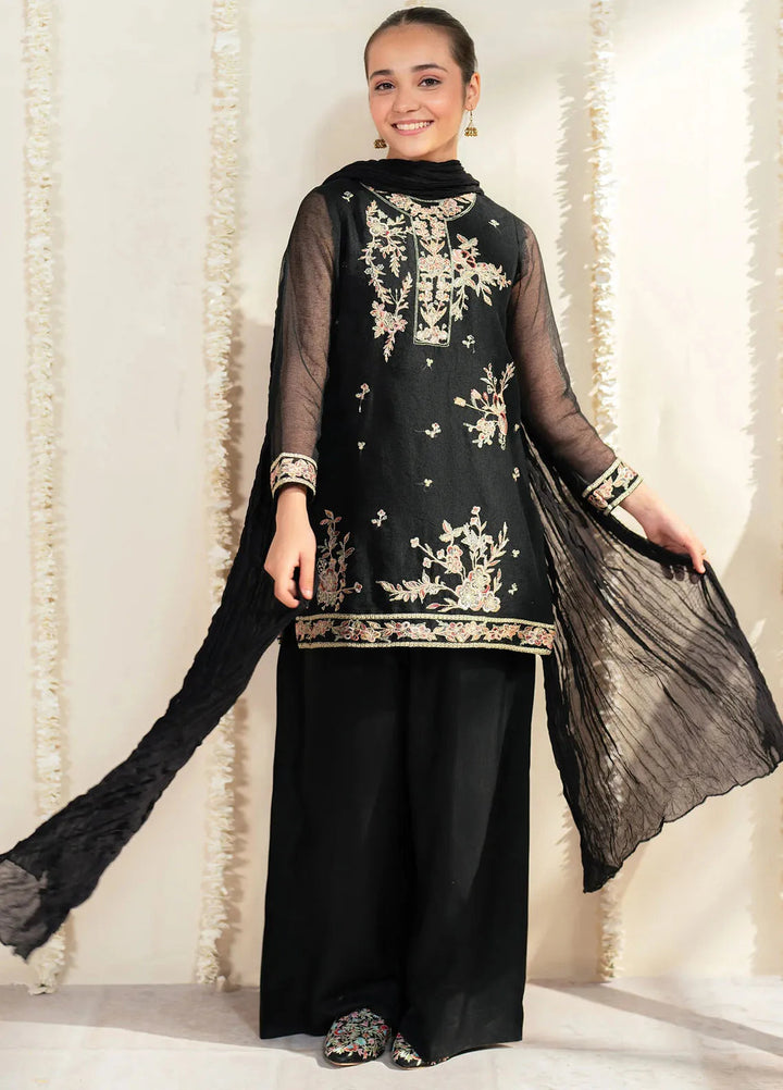 Garnet Clothing Pret Embroidered Cotton Net 3 Piece Suit Komal