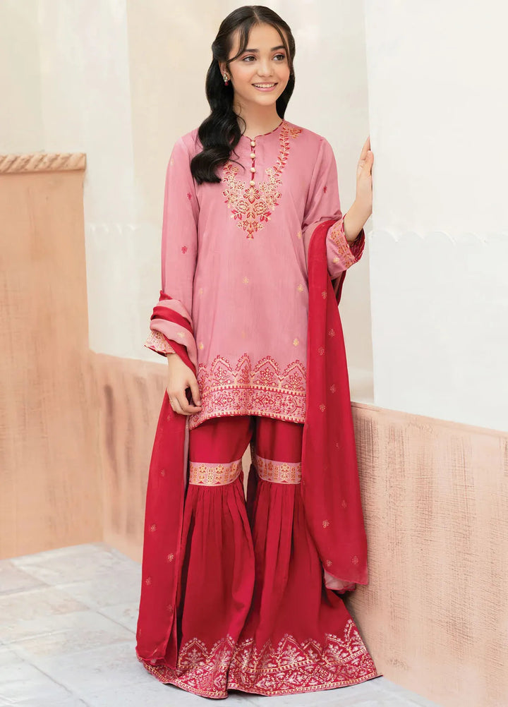 Garnet Clothing Pret Printed Viscose 3 Piece Suit Piper