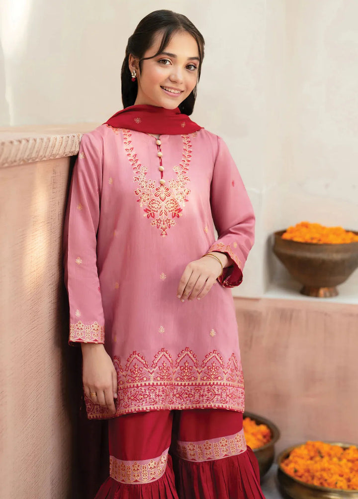 Garnet Clothing Pret Printed Viscose 3 Piece Suit Piper