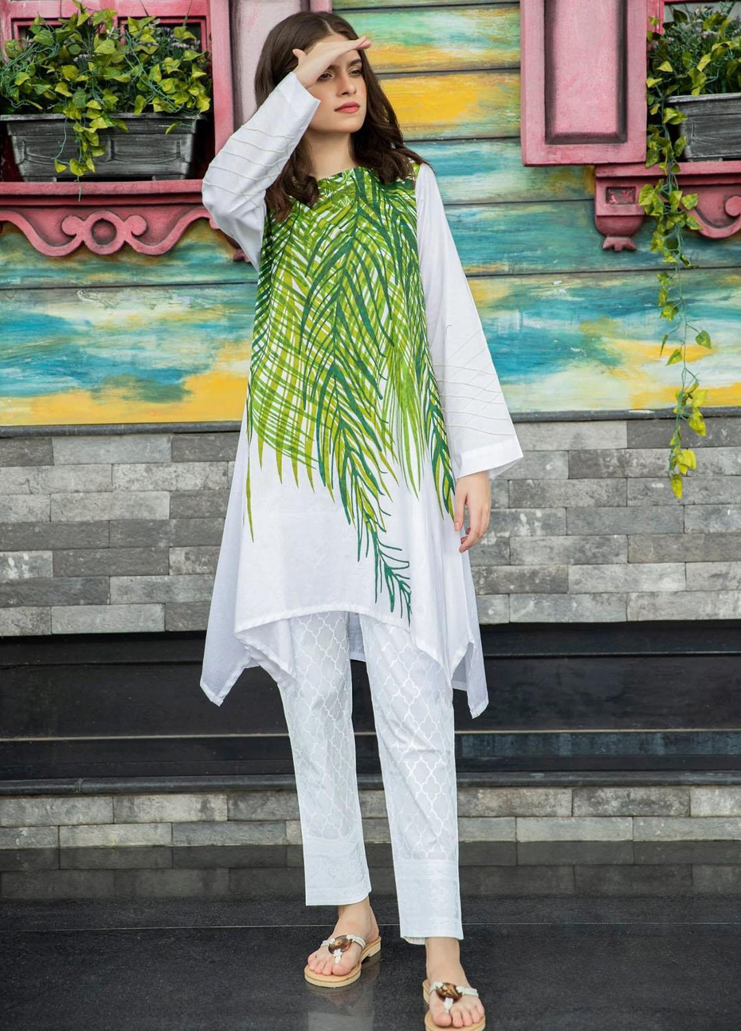 Garnet Clothing Pret Luxury Pret  Lawn Shirt AYMER
