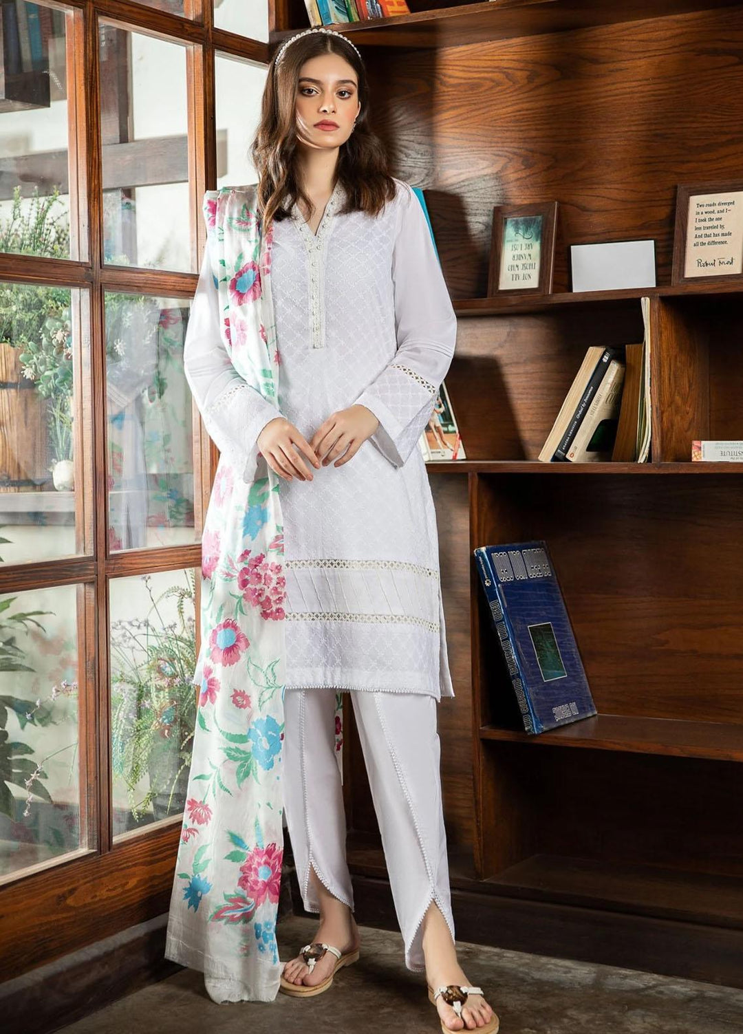 Garnet Clothing Pret Luxury Pret  Cotton Shirt EVELINE
