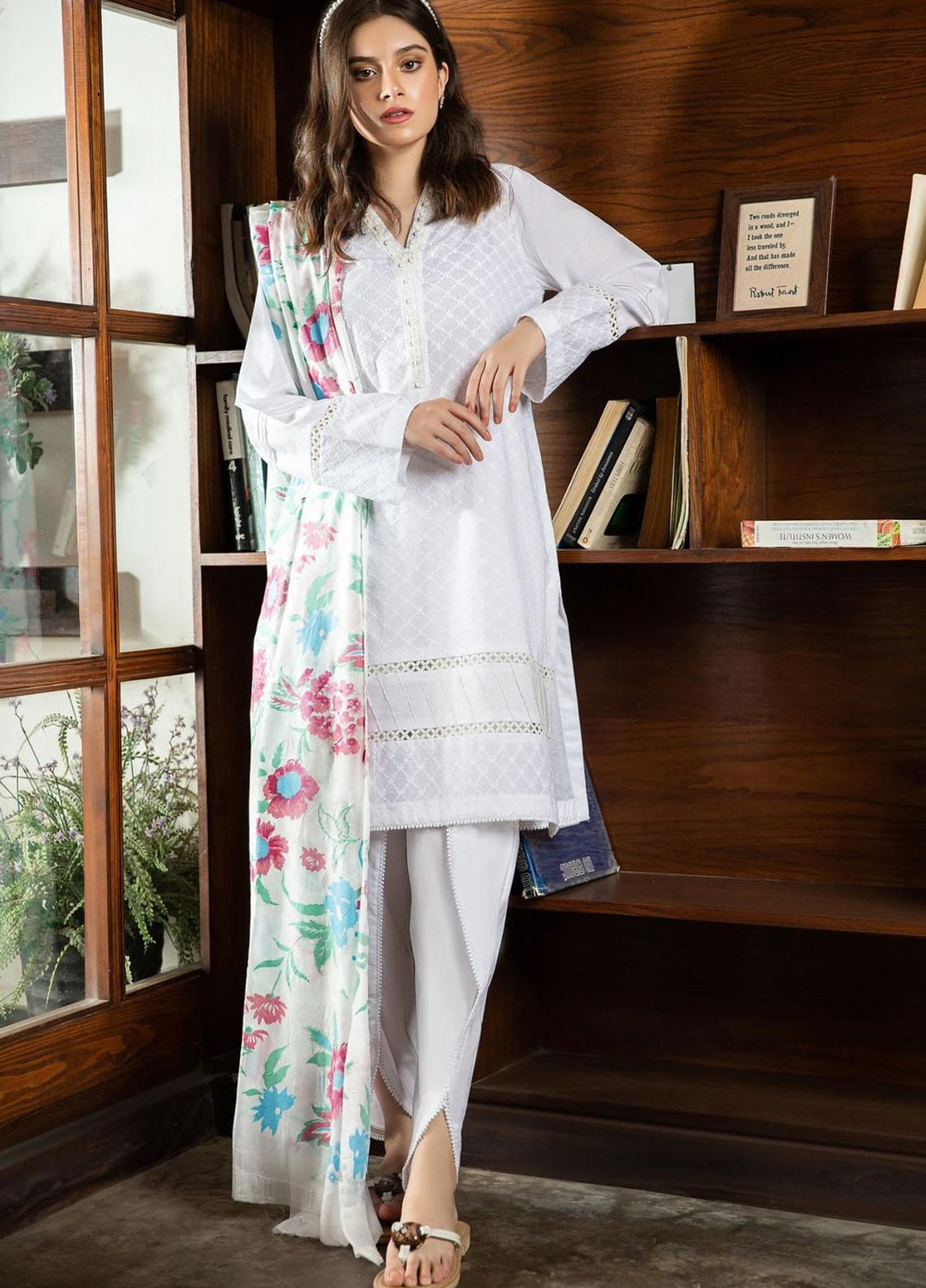 Garnet Clothing Pret Luxury Pret  Cotton Shirt EVELINE