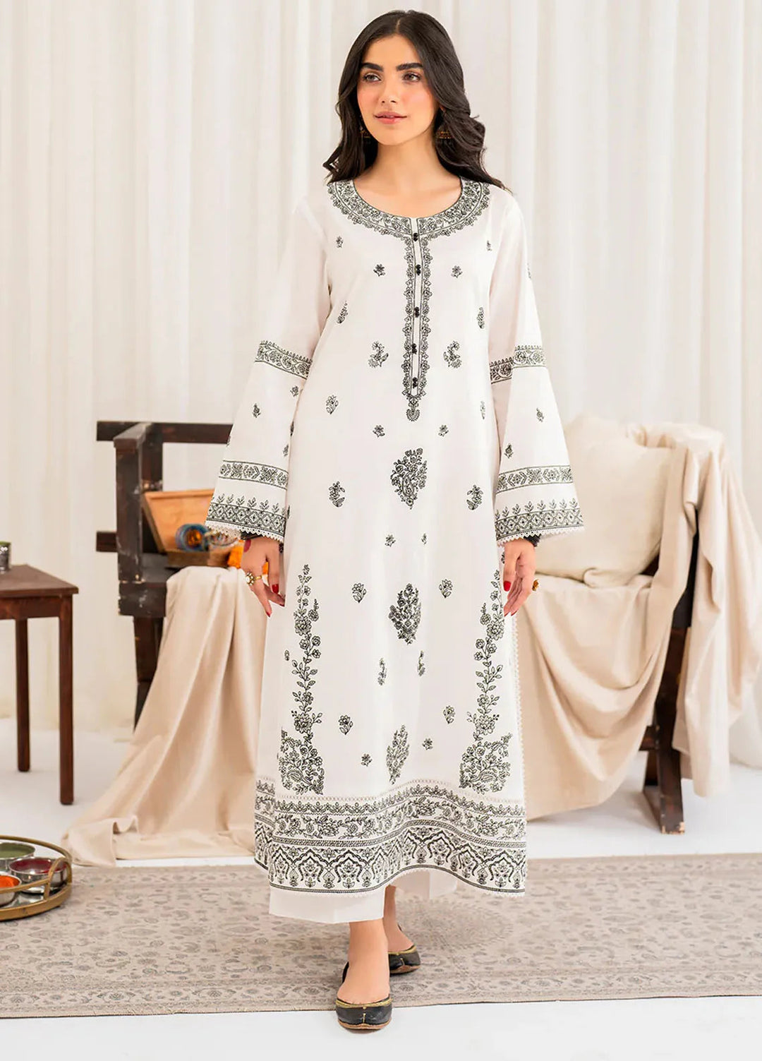 Garnet Pret Printed Cotton Lawn 3 Piece Suit Fozia