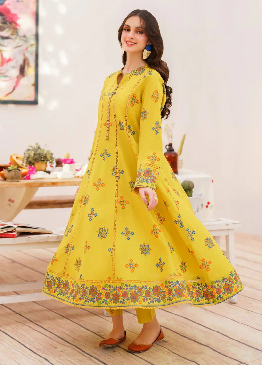 Garnet Pret Printed Cotton Lawn 3 Piece Suit Tasha