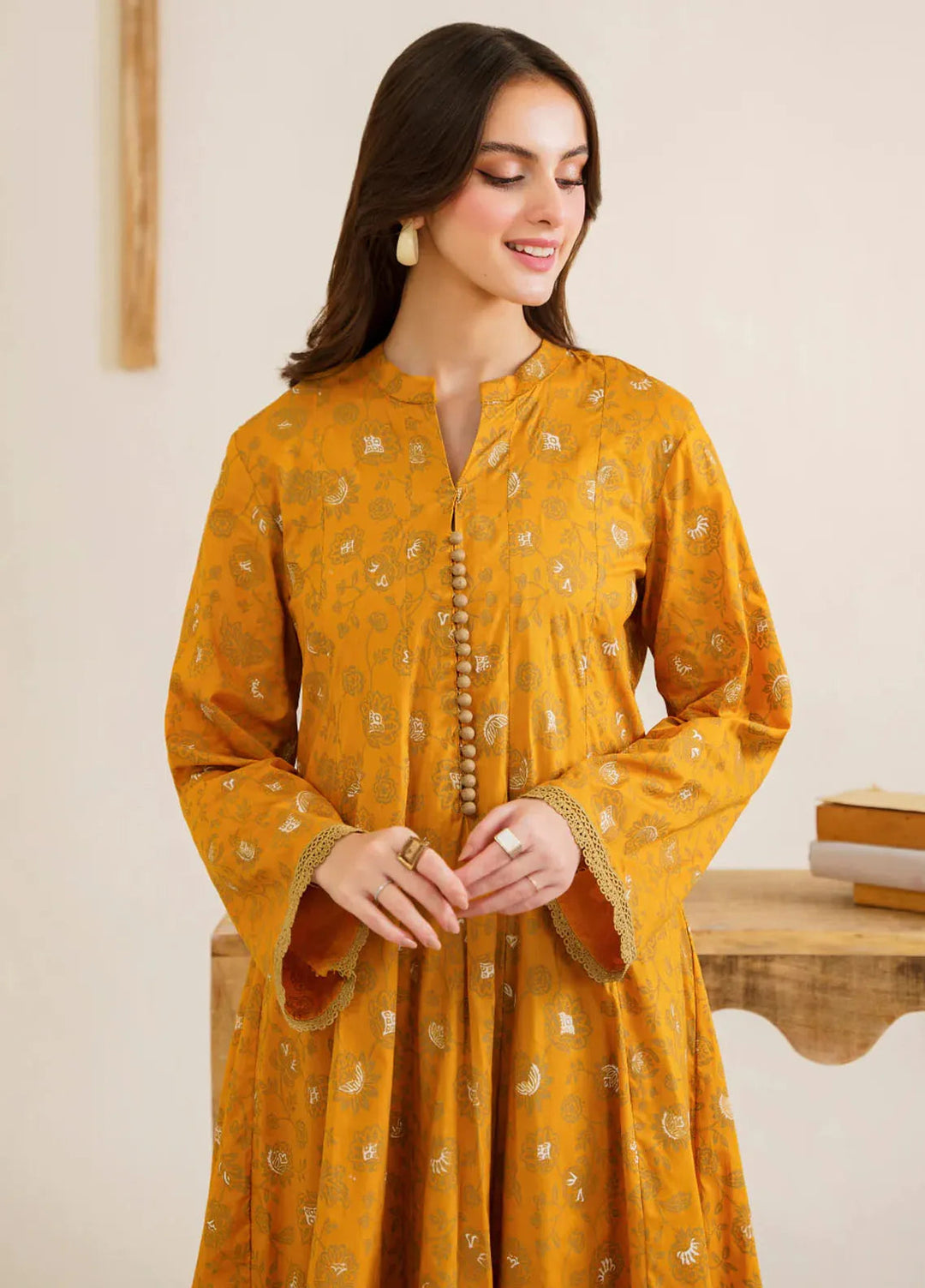 Garnet Pret Printed Dhanak 3 Piece Suit Gulmeena