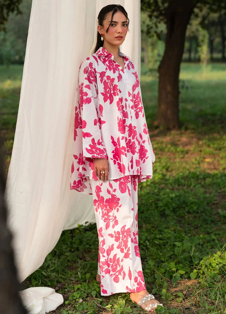 Garnet Pret Printed Karandi 2 Piece Suit Amaryllis