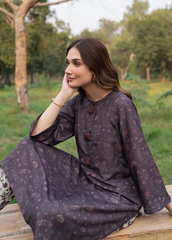 Garnet Pret Printed Khaddar 2 Piece Suit Mahonia