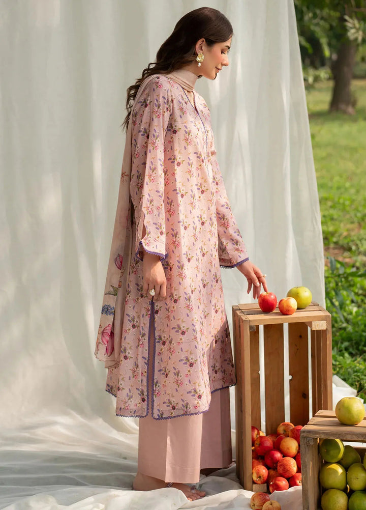 Garnet Pret Printed Khaddar 3 Piece Suit Calendula