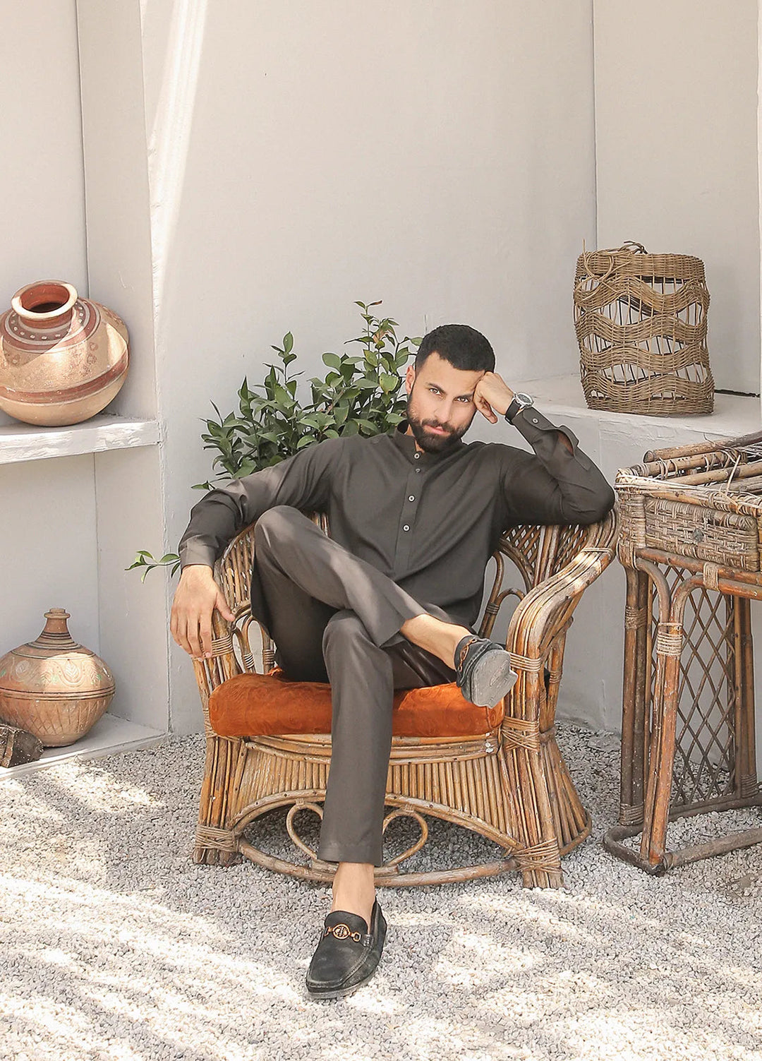 Gem Garments Casual Men Kurta Pajama - Khuloos