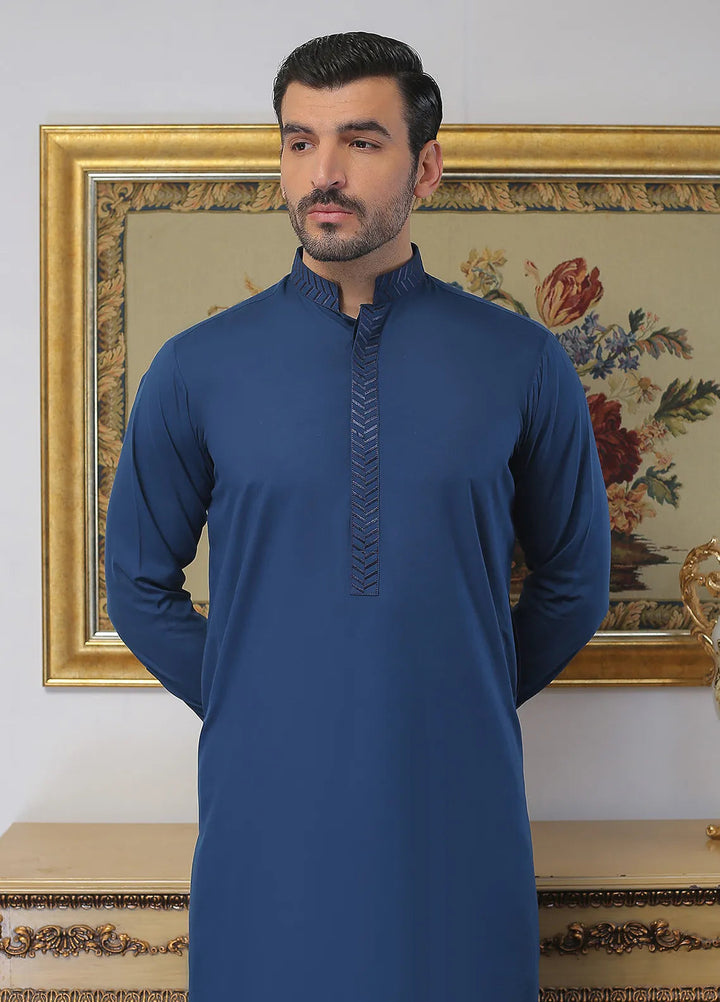 Gem Garments Embroidered Men Kurta Pajama - Asrar