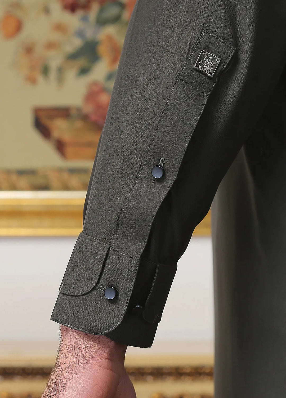 Gem Garments Embroidered Men Kurta Pajama - Ehtasam