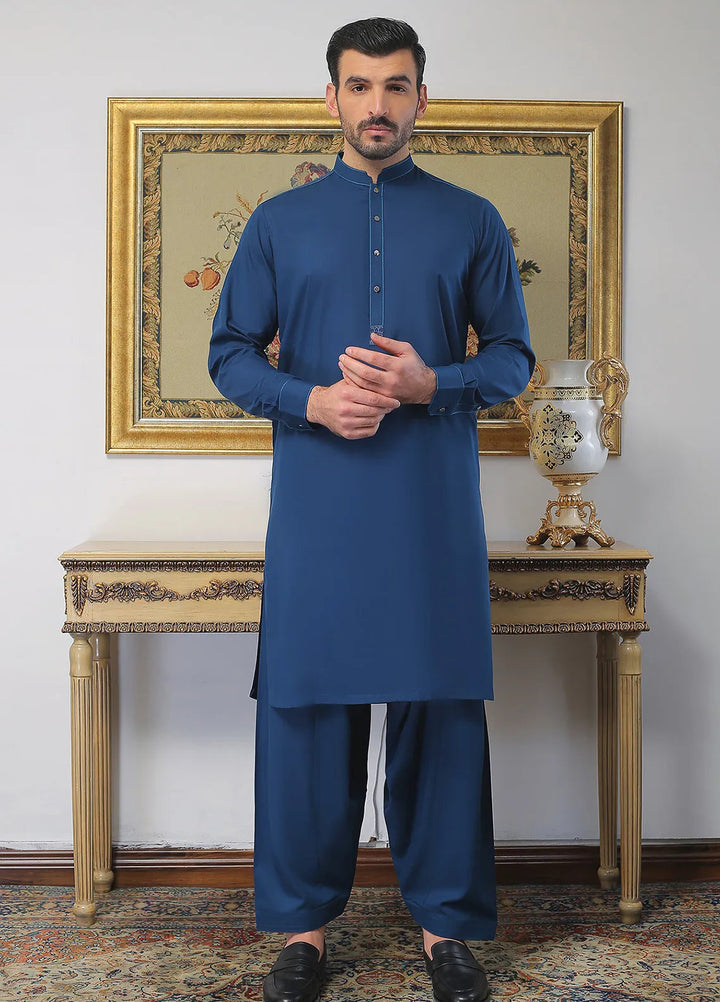 Gem Garments Embroidered Men Kurta Pajama - Waqar