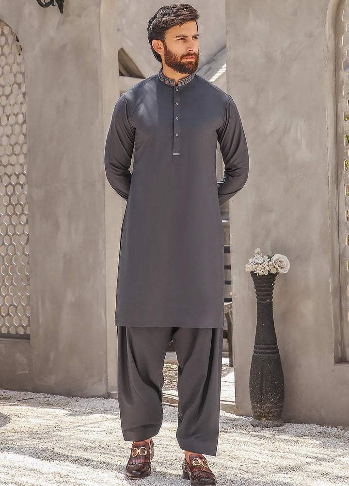 Gem Garments Embroidered Men Shalwar Kameez - Fitrat