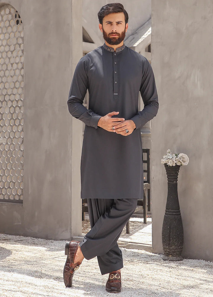 Gem Garments Embroidered Men Shalwar Kameez - Fitrat