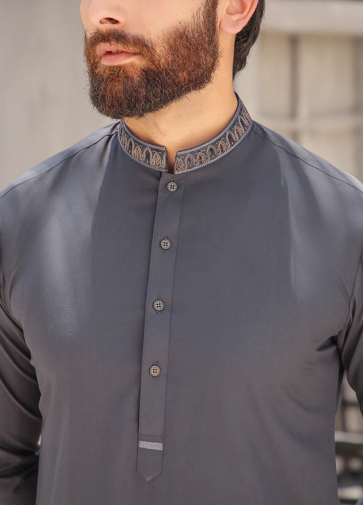 Gem Garments Embroidered Men Shalwar Kameez - Fitrat