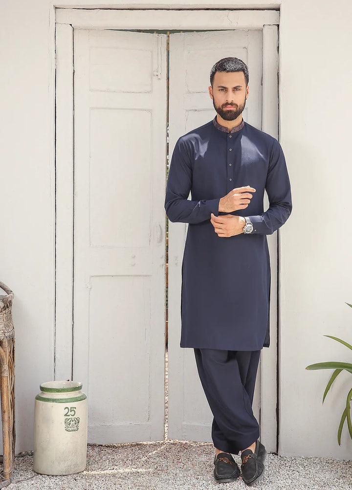 Gem Garments Embroidered Men Shalwar Kameez - Guzarish