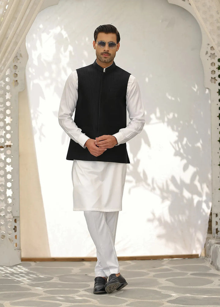 Gem Garments Silk Formal Men Waistcoat - Samar