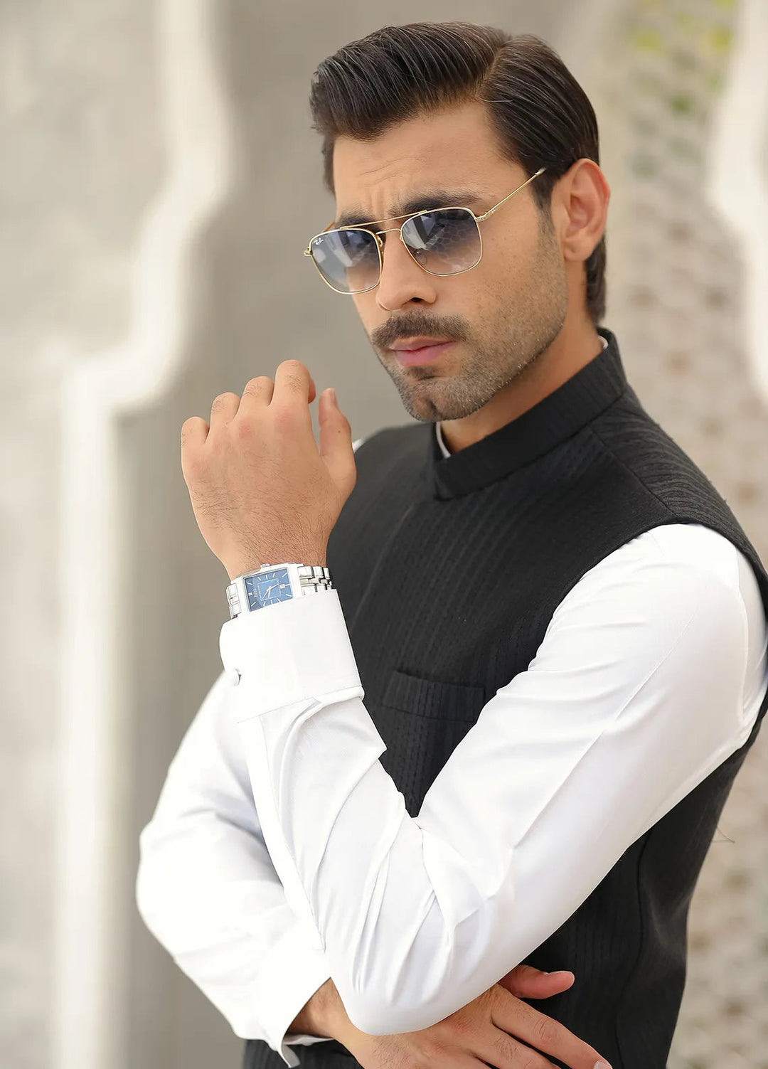 Gem Garments Silk Formal Men Waistcoat - Samar