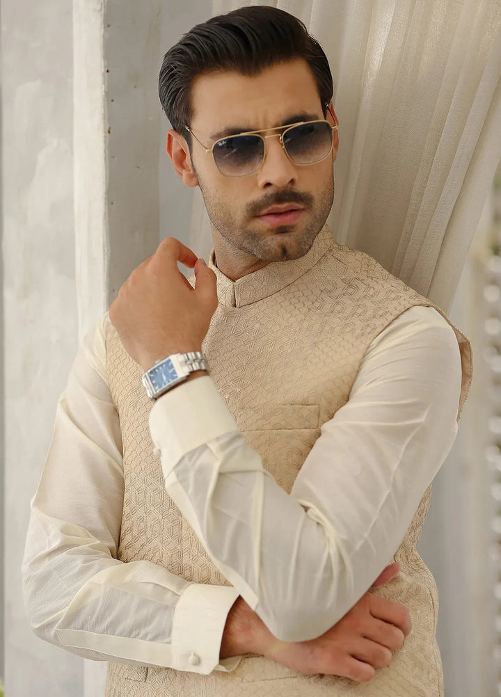 Gem Garments Tropical Formal Men Waistcoat - Munsaf