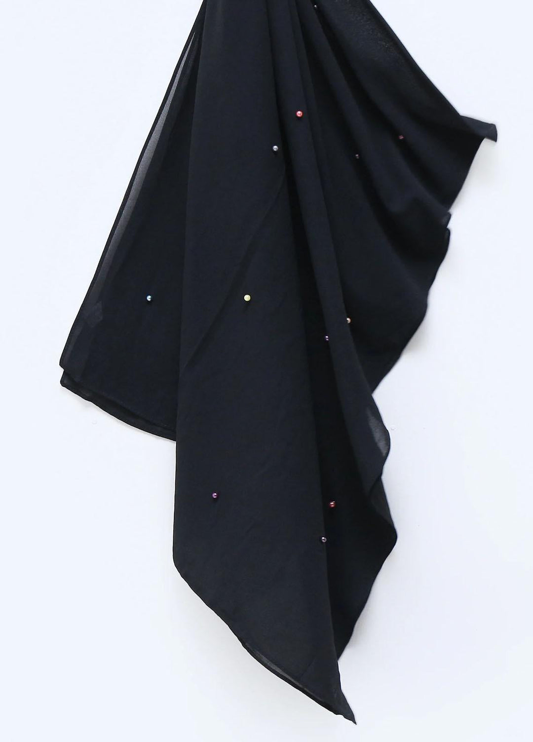 Abaya pk    Hijab ABA22HJ Georgette Flair - Black - Women Hijabs