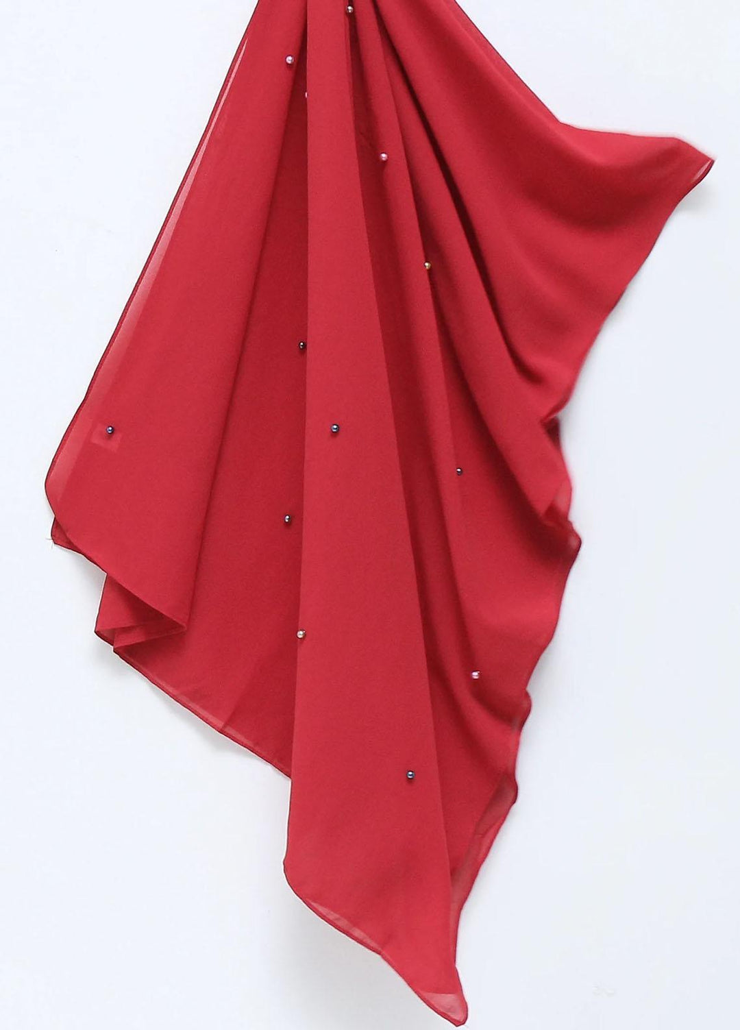 Abaya pk    Hijab ABA22HJ Georgette Flair - Crimson - Women Hijabs