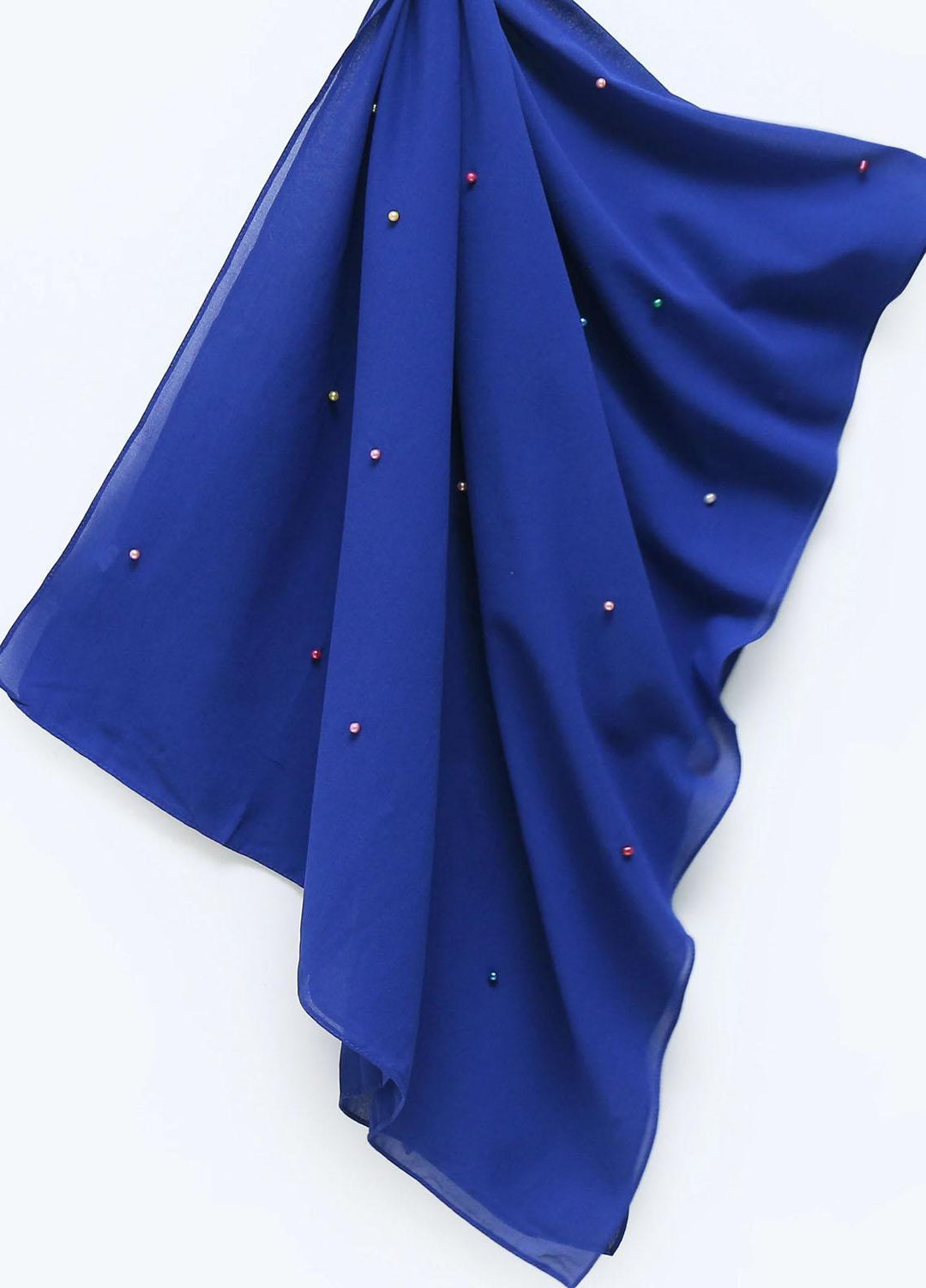 Abaya pk    Hijab ABA22HJ Georgette Flair - Royal Blue - Women Hijabs