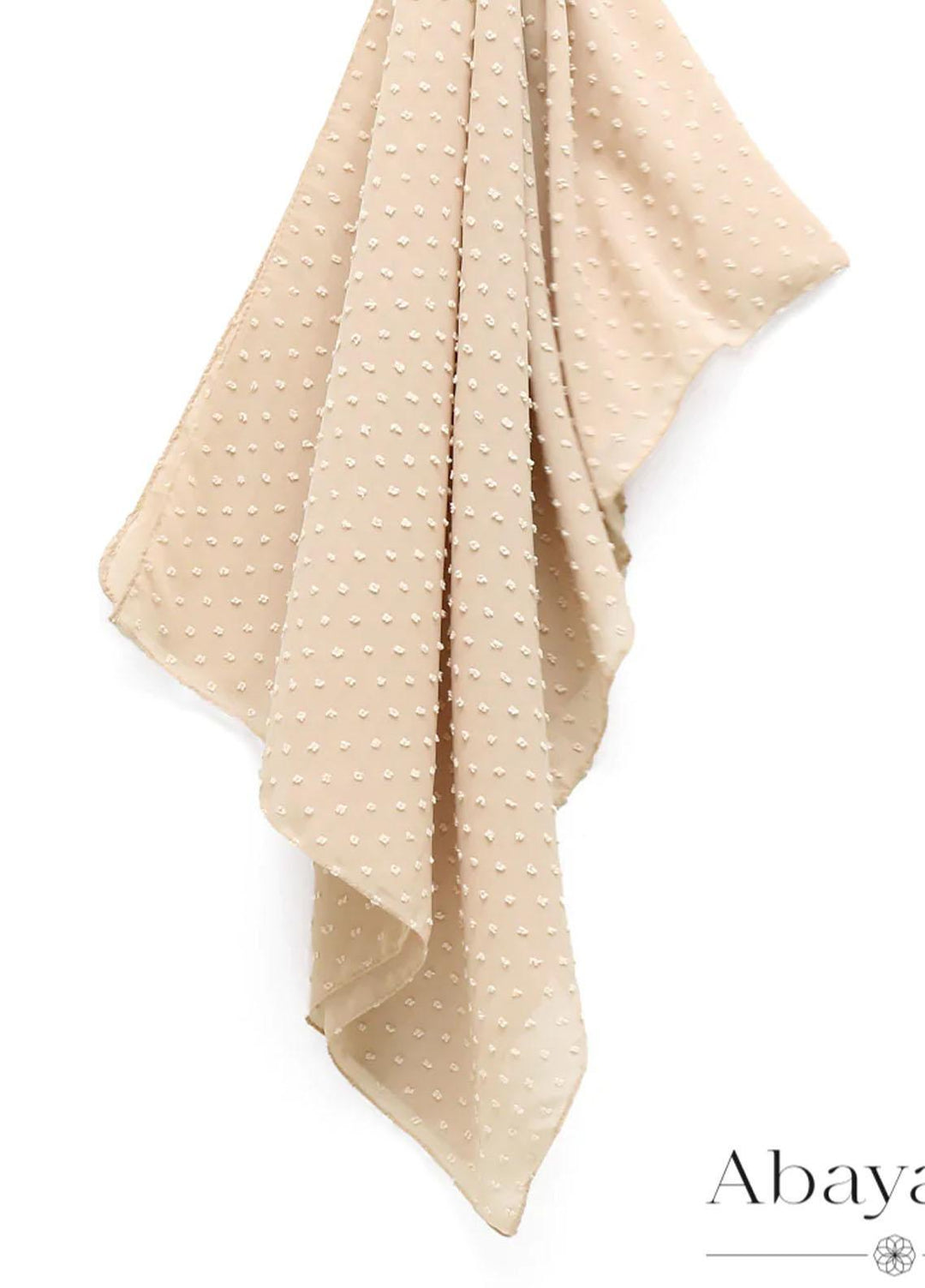 Abaya pk    Hijab ABA22HJ Georgette Mera - Pale Ivory - Women Hijabs