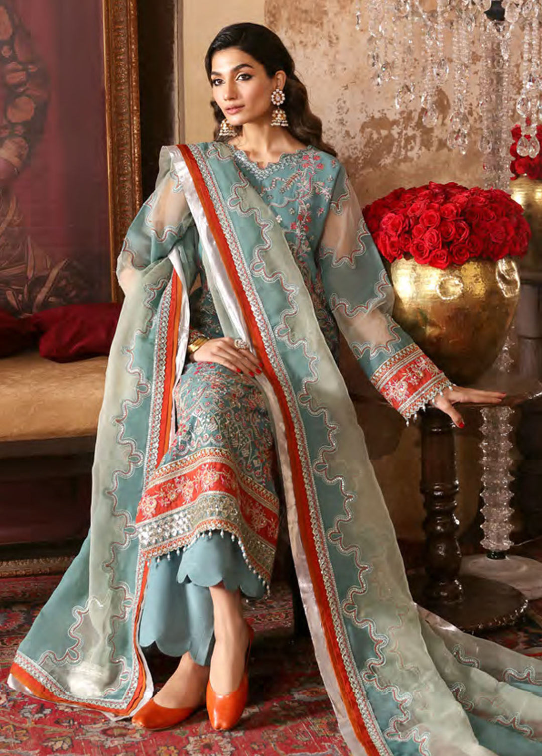 Ghazal By Emaan Adeel Embroidered 3 Piece Suits Unstitched 3 Piece EA24G GH-06 - Luxury Formal Collection
