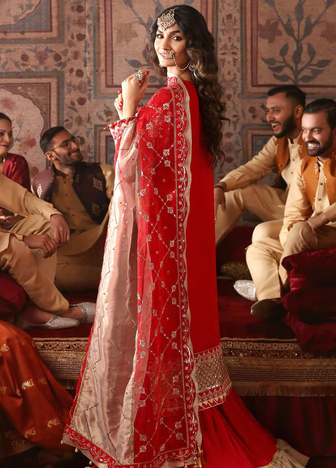 Ghazal By Emaan Adeel Embroidered 3 Piece Suits Unstitched 3 Piece EA24G GH-08 - Luxury Formal Collection