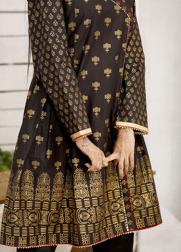 Modest Casual Pret  Raw Silk 2 Piece Dress Noori W146-Black