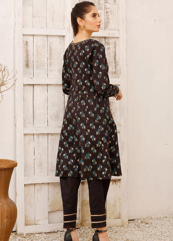 Modest Casual Pret  Raw Silk 2 Piece Dress Dilara W172-Black