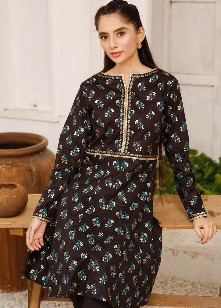 Modest Casual Pret  Raw Silk 2 Piece Dress Dilara W172-Black