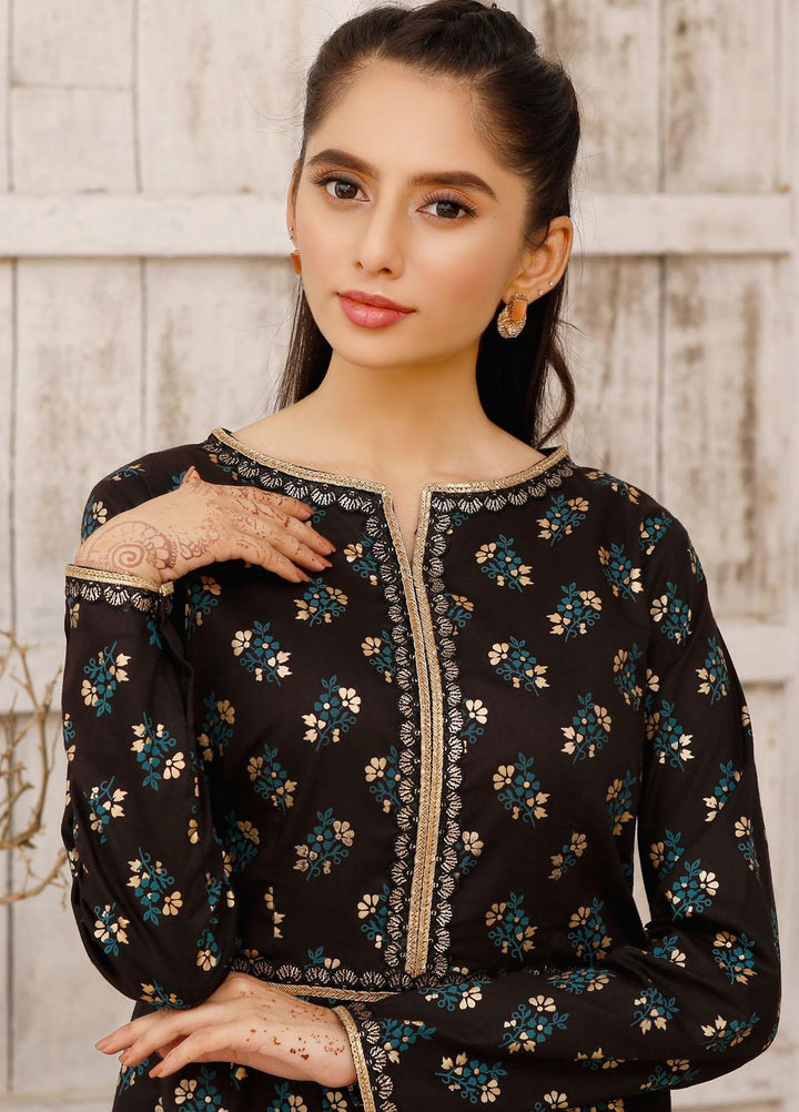 Modest Casual Pret  Raw Silk 2 Piece Dress Dilara W172-Black