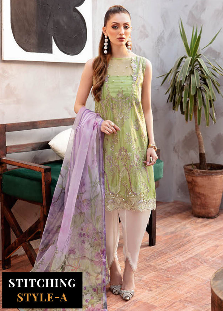 Ghazal By Ramsha Embroidered Lawn Suits Unstitched 3 Piece RSH24G L-904 - Summer Collection