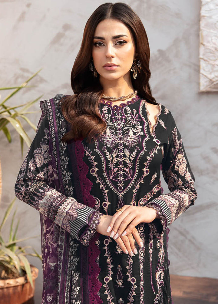 Ghazal By Ramsha Embroidered Lawn Suits Unstitched 3 Piece RSH24G L-905 - Summer Collection