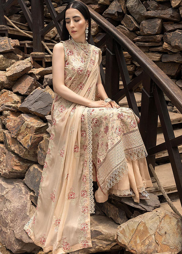 Ghuncha By Izel Embroidered Karandi Suits Unstitched 3 Piece IZL23G GEC-035 OPAL - Winter Collection