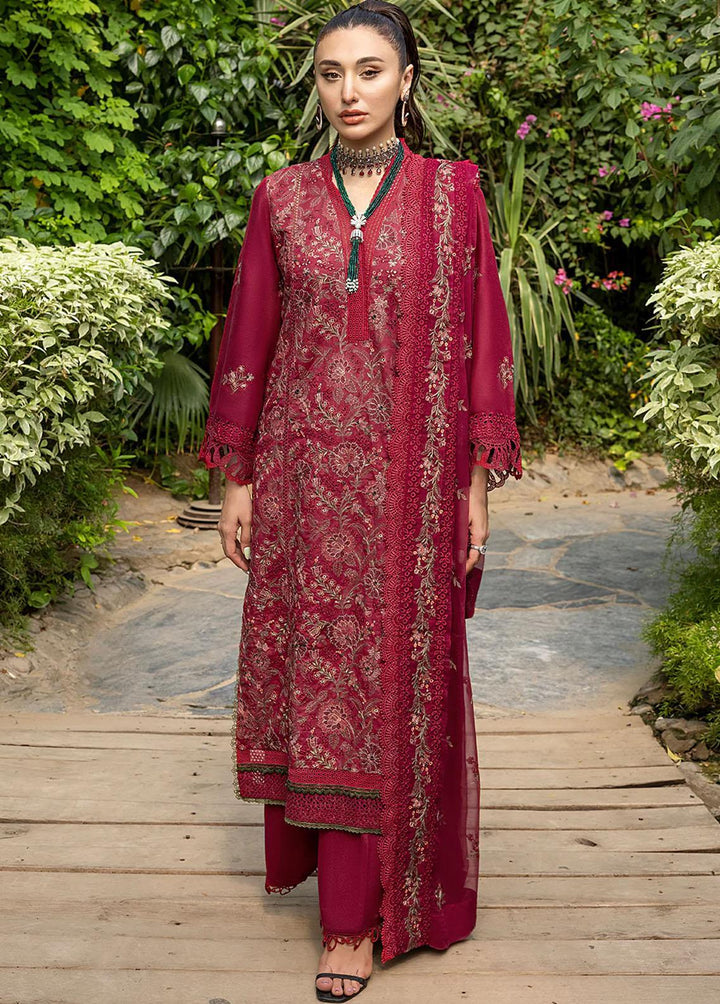 Ghuncha By Izel Embroidered Karandi Suits Unstitched 3 Piece IZL23G GEC-037 SIAM - Winter Collection
