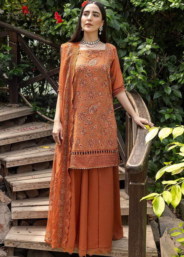 Ghuncha By Izel Embroidered Karandi Suits Unstitched 3 Piece IZL23G GEC-039 JASPER - Winter Collection