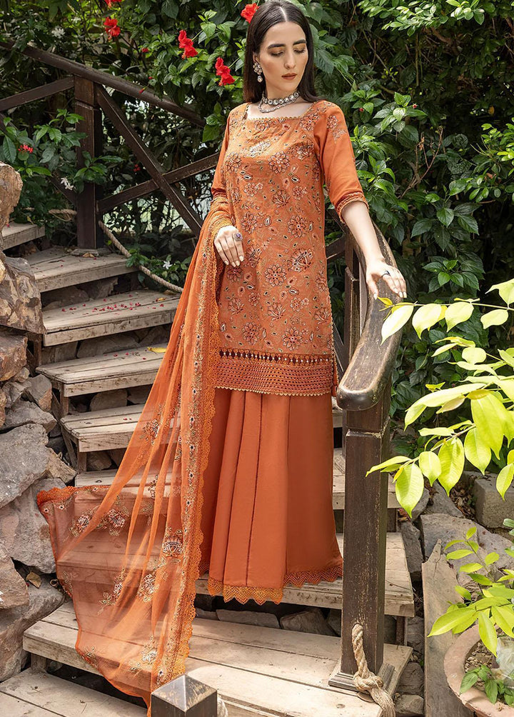 Ghuncha By Izel Embroidered Karandi Suits Unstitched 3 Piece IZL23G GEC-039 JASPER - Winter Collection