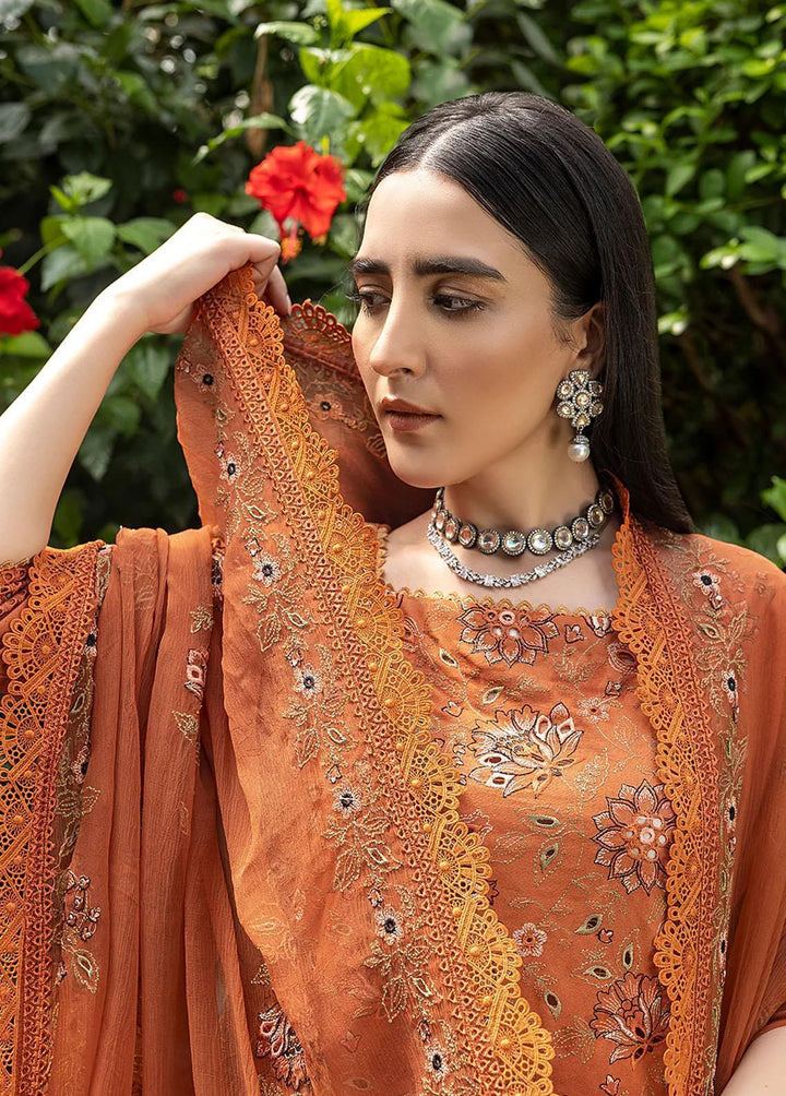 Ghuncha By Izel Embroidered Karandi Suits Unstitched 3 Piece IZL23G GEC-039 JASPER - Winter Collection